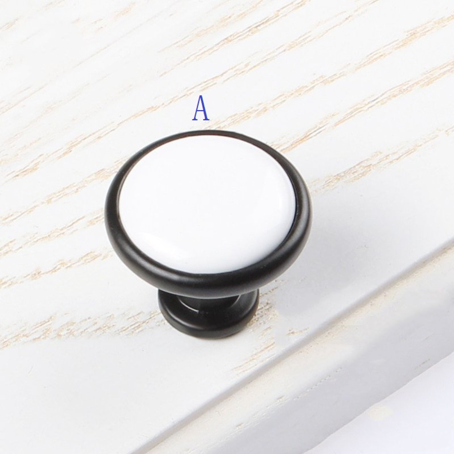 Black White Knob Kitchen Pulls Drawer Knob Pulls Etsy