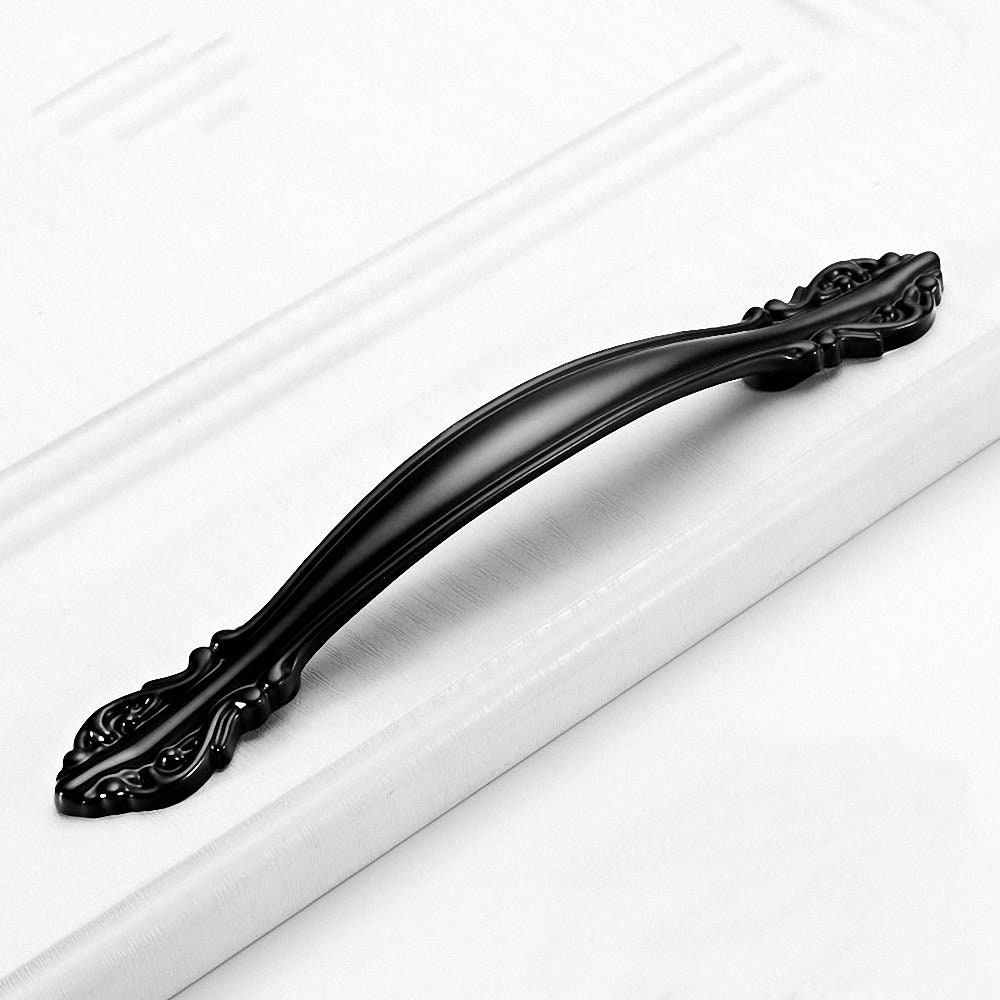 Black Knob Pull Handle Kitchen Pulls Drawer Knob Pull Etsy