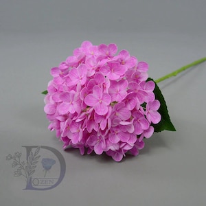 20&quot;Pink Hydrangea Real Touch Hydrangea Realistic Artificial Flowers DIY Flowers Wedding Decor White Purple Hydrangea Home Decor