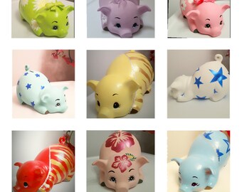Alcancía de cerámica personalizada, regalo personalizado para baby shower