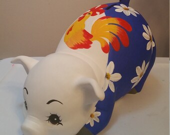 Piggy bank/personalized piggy bank/custom piggy bank/girls piggy bank/ceramic piggy bank/baby gift/baby shower gift/birthday gift