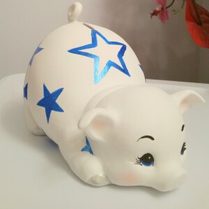 Boys piggy banks/personalized piggy bank/Baby bank/Ceramic piggy bank/Baby gift/Baby shower gift