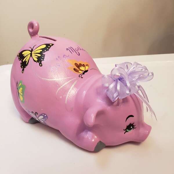 Extra Large Ceramic Piggy Bank Etsy