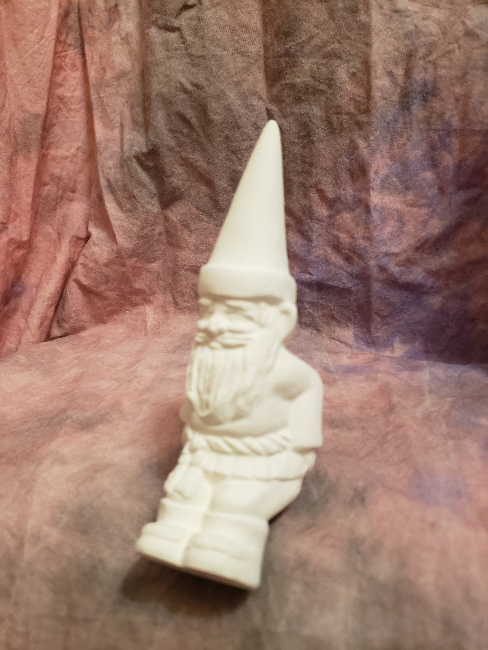 Ceramic Gnome/sitting Gnome/ready to Paint Gnome Etsy