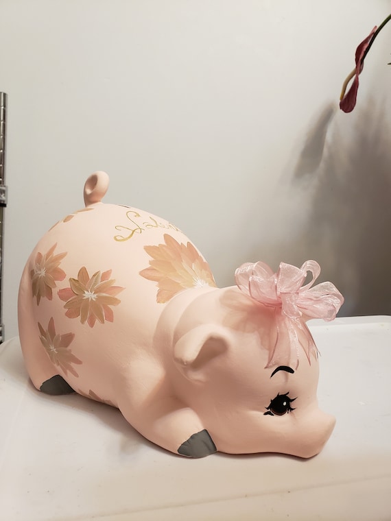 Piggy Bank/small Piggy Bank/girls Piggy Bank/ceramics Piggy Bank