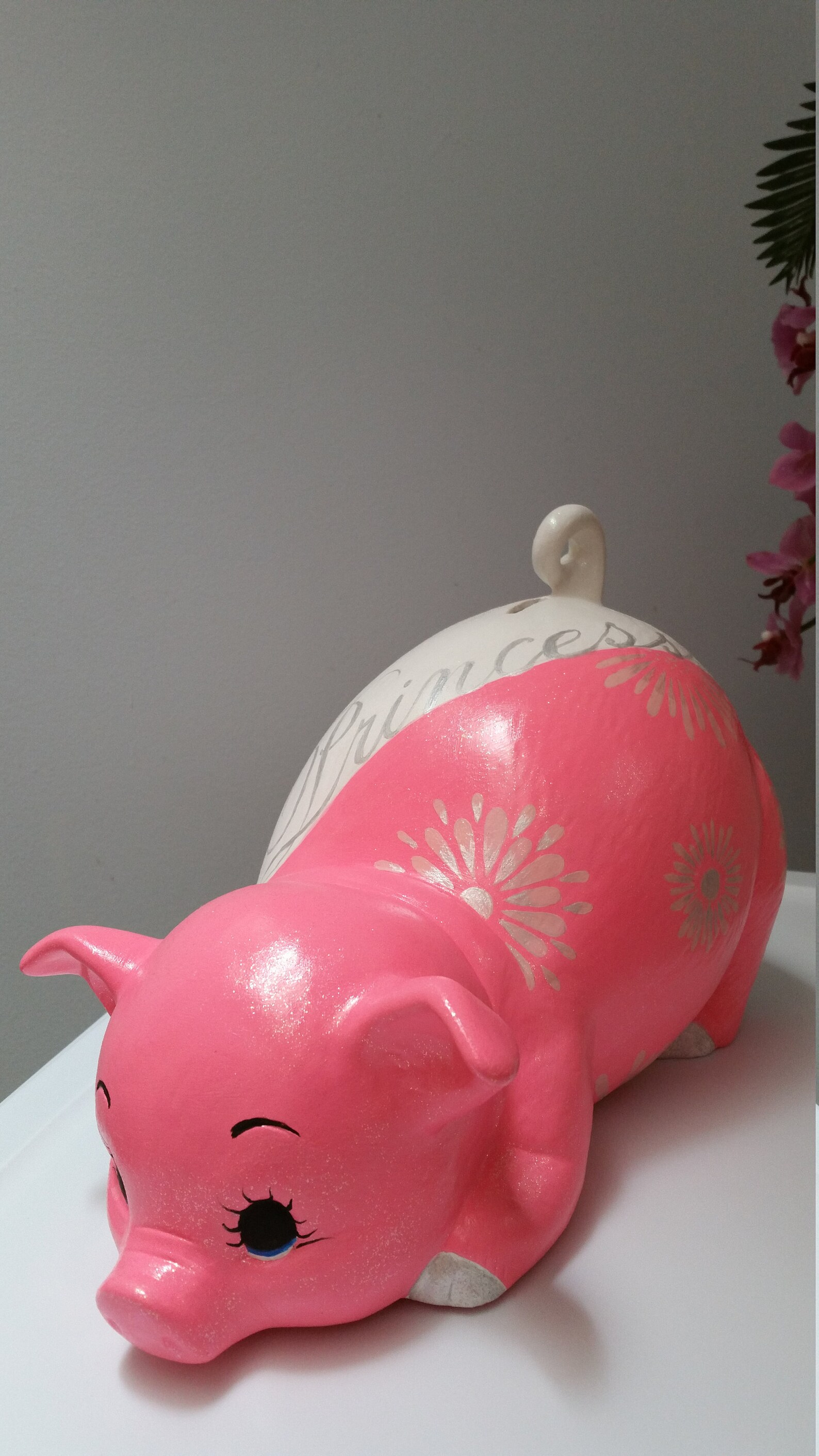 Personalized Girls Piggy Bank Princess Piggy Bank Baby Bank Etsy