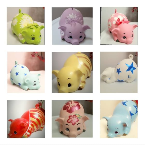 Extra Large Ceramic Piggy Bank Etsy