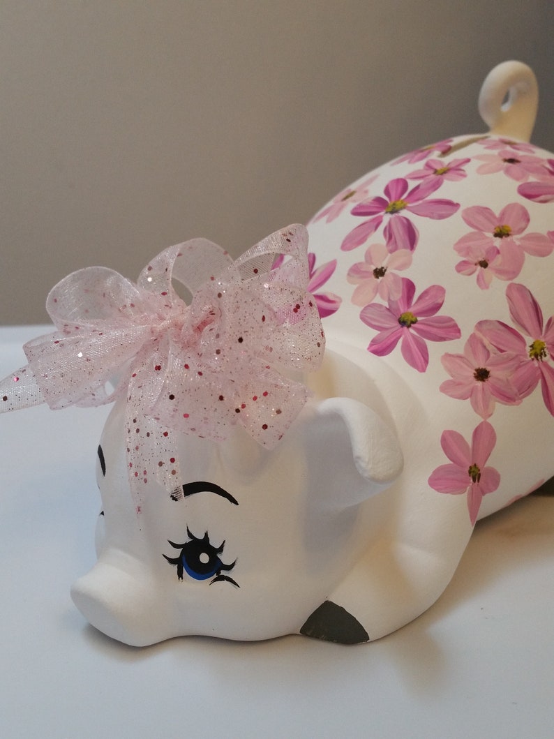 Piggy bankpersonalized piggy bankcustom piggy bankgirls piggy bankceramic piggy bankbaby giftbaby shower giftbirthday gift