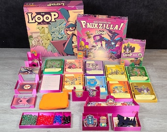 Deja Vu All Over Again XL - Board Game Insert for The LOOP and Revenge of Fauxzilla + Fur Brigade Expansions