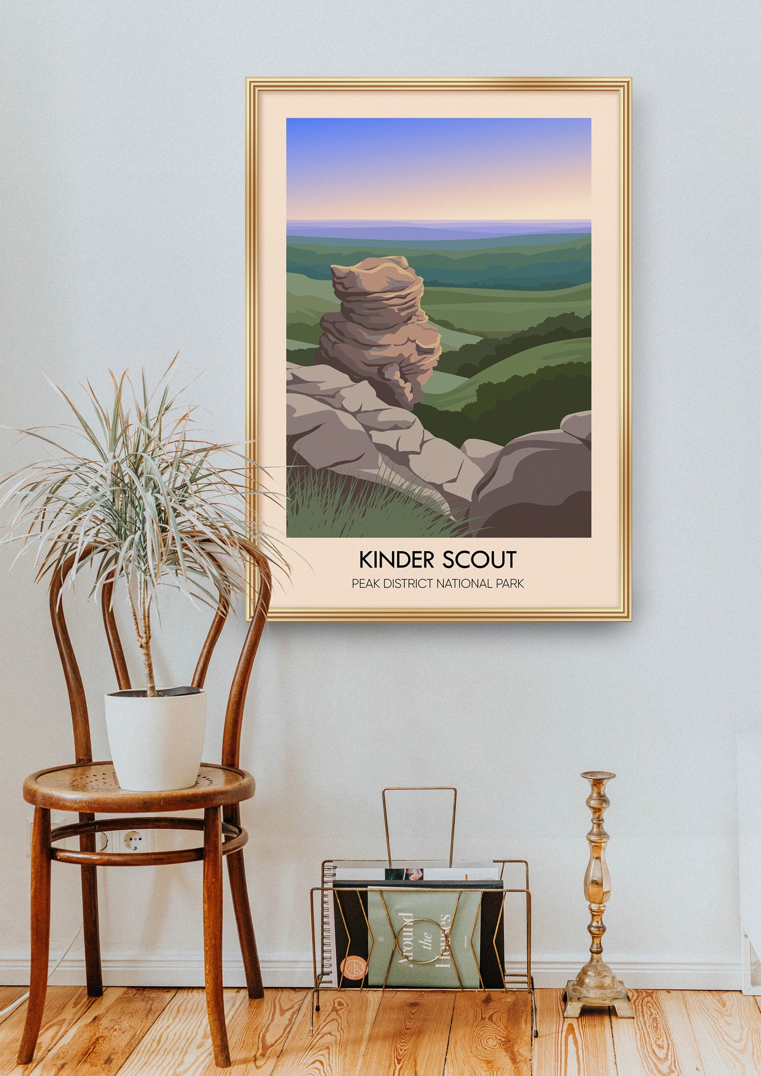 Discover Le Parc National De Peak District Voyage Poster