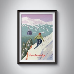 Wolf Creek Ski Resort Poster, Colorado, USA Travel Print, Wolf