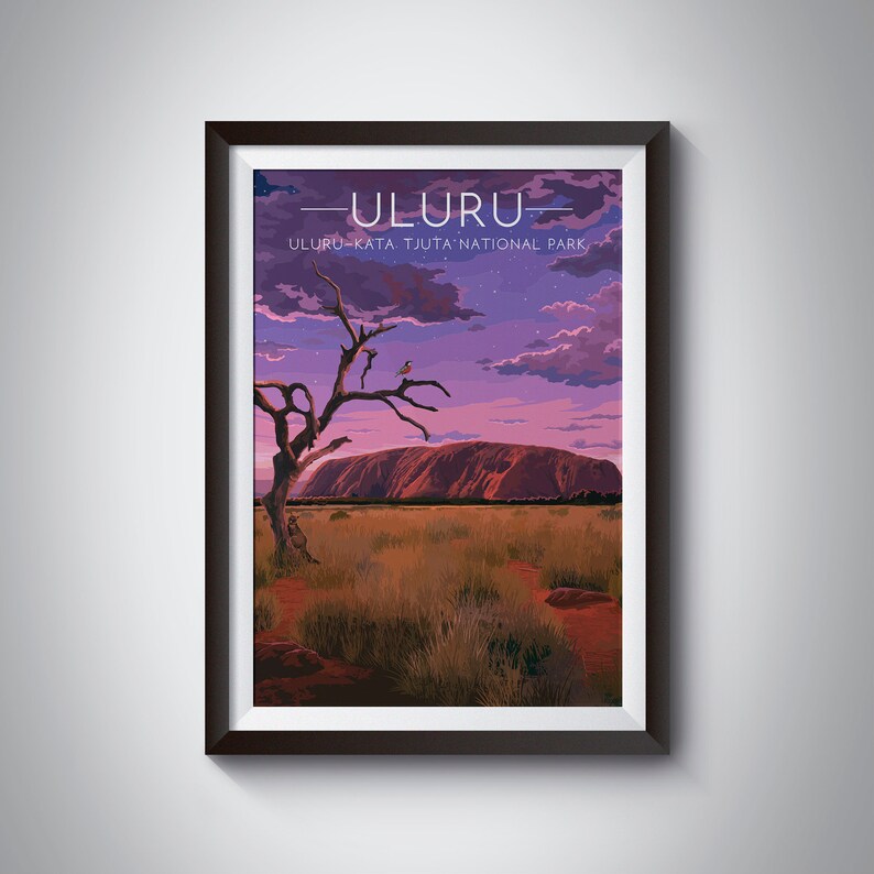 Alice Springs Australia Travel Print Ayers Rock Aboriginal Art Uluru Poster Uluru Kata Tjuta National Park Poster Northern Territory Art Collectibles Prints Delage Com Br
