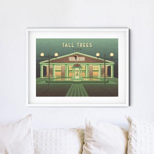 Tall Trees Yarm Nightclub Poster, Tall Trees Hotel, Retro Clubbing Print, Teeside, Middlesbrough, Stockton-on-Tees, Club Macmillan, Club M image 6