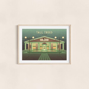 Tall Trees Yarm Nightclub Poster, Tall Trees Hotel, Retro Clubbing Print, Teeside, Middlesbrough, Stockton-on-Tees, Club Macmillan, Club M image 5