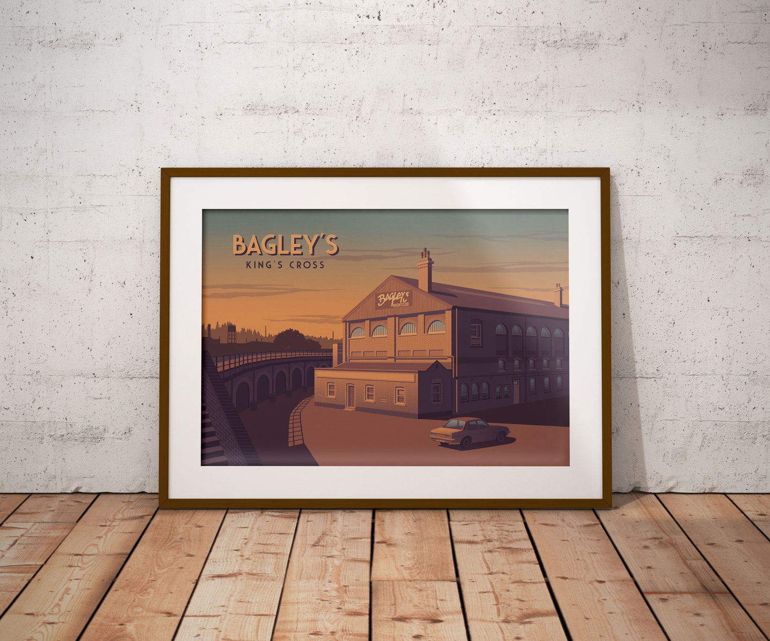 Bagleys Nightclub Poster London Kings Cross 90s Rave Print - Etsy UK