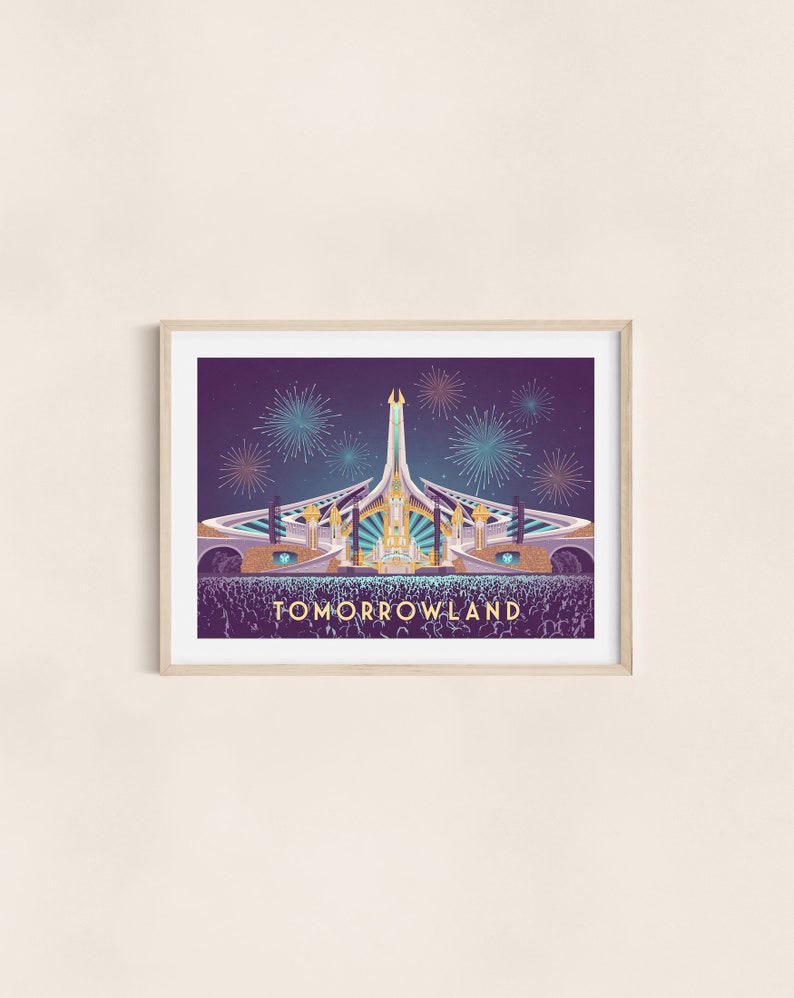 Cartel del festival de música Tomorrowland, Boom Bélgica, música dance, Dubstep, Drum n Bass, EDM, impresión de viaje, Glastonbury, Creamfields, Boomtown imagen 3