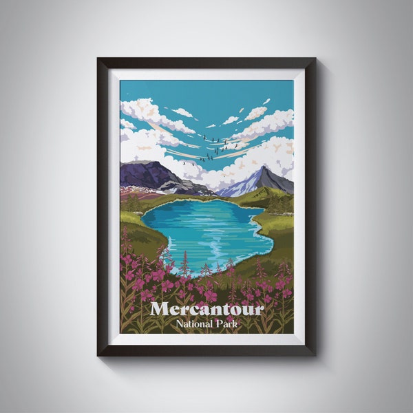 Mercantour National Park Poster, France Travel Poster, French Alps, Alpes Maritimes, Valley of Wonders, Southern France, Wall Art Decor