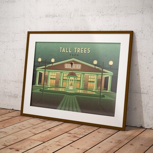 Tall Trees Yarm Nightclub Poster, Tall Trees Hotel, Retro Clubbing Print, Teeside, Middlesbrough, Stockton-on-Tees, Club Macmillan, Club M image 3