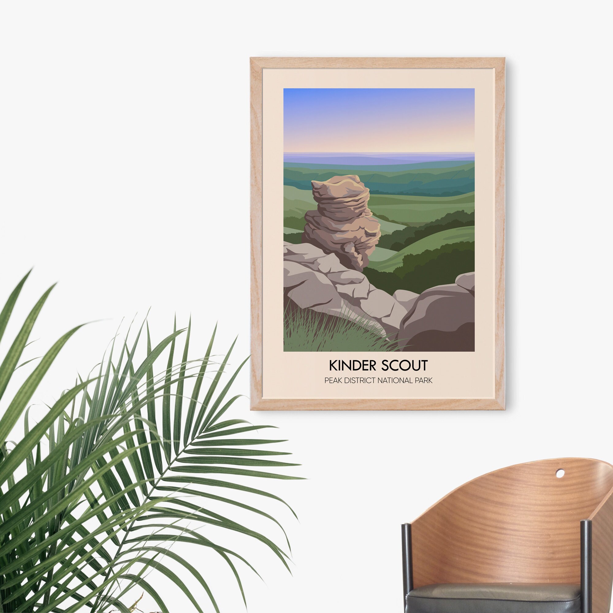 Discover Le Parc National De Peak District Voyage Poster