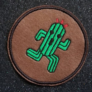 Final Fantasy Cactuar Iron-on Embroidered Felt Patch