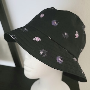 Bucket Hat - Selen Tatsuki Allover Emblems - Nijisanji EN