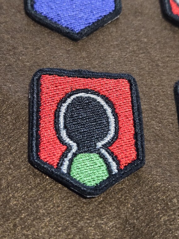 ファイナルファンタジーXIV: デバフアイコン刺繍アイロン接着パッチ