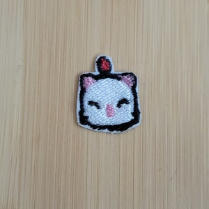 Mini Moogle Iron-on Patch - Final Fantasy Embroidery
