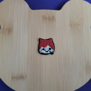 Mini Crystal Exarch (G&#39;raha Tia) Head: Final Fantasy XIV Iron-on Patch