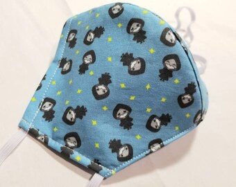 Máscara facial de Amaurotine Chibi: FFXIV Shadowbringers, bolsillo con filtro