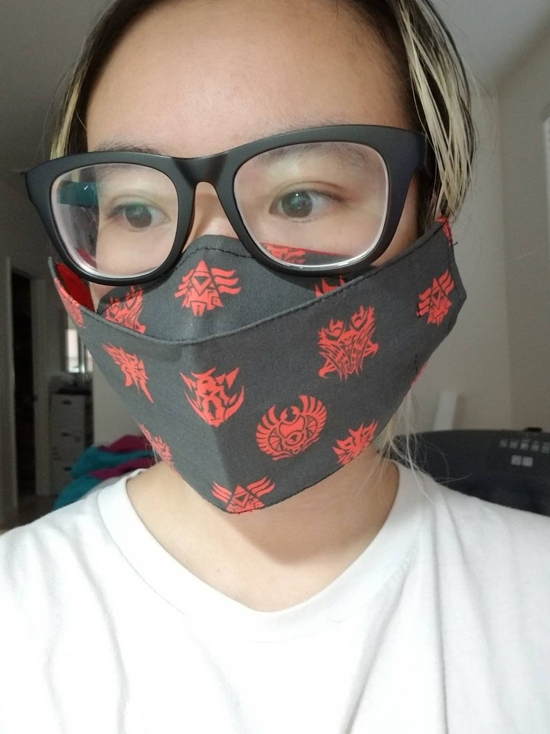 FFXIV Shadowbringers Inspired Ascian Glyphs 3D Face Mask Etsy UK