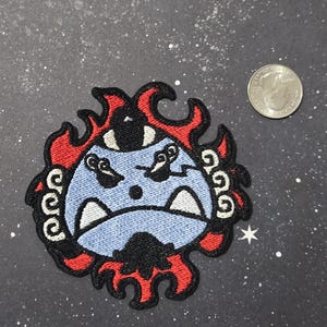 Jinbe Jolly Roger Skull: OP Anime 4" Sew-on or Iron-on Patch