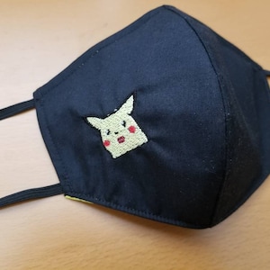 Shocked - Meme inspired Face Mask With nose strip and filter pocket
