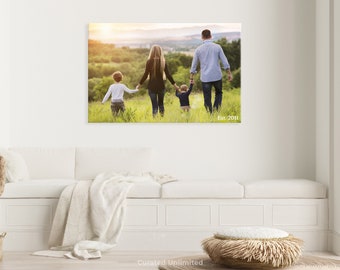 Custom Canvas Prints with Photos and Text, Personalized Canvas Gifts, Framed Canvas Wall Art, High Quality Photo Prints on Canvas