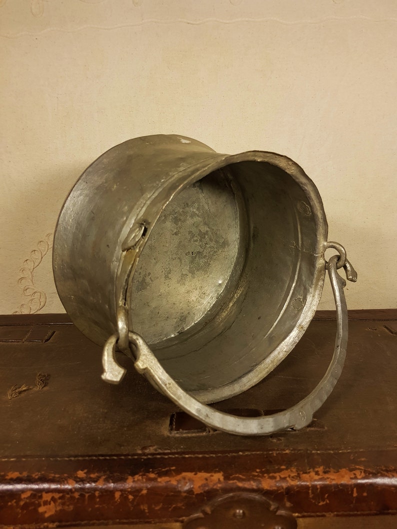 19th Early 20th C. Traditional East European Tin Vessel/ Etsy Canada