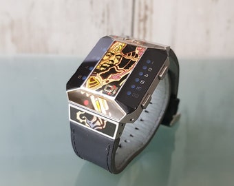 Jimmy Hendrix Binary Code Watch - 01 THE ONE, Unisex Wrist Watch Designed by Kristel Lerman, #4