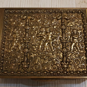 1900,Collezionismo Erhard & Söhne ART NOUVEAU Cigarette/Jewelry Box#14