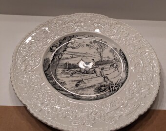 Royal Cauldon from Fox Hunt Series plate