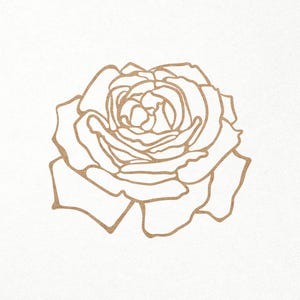 Rose Blume svg. Rose svg. Digitale SVG PNG DXF Dateien für Vinyl/Papier/Sperrholz/Laserschneiden. Geburtstag/Hochzeit/Romantisch/Floral/Dekorativ