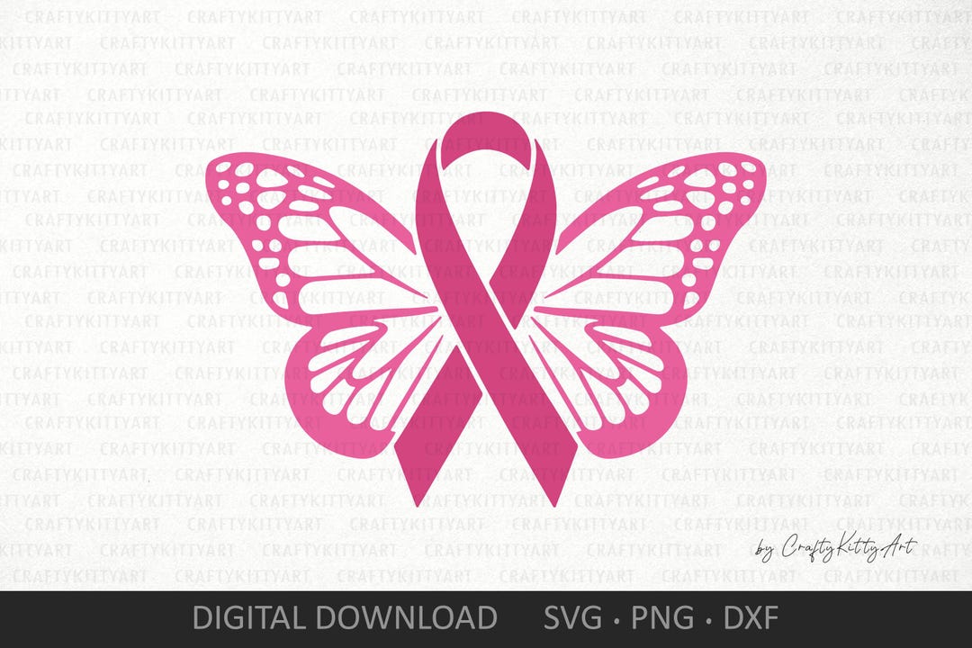 Breast Cancer Awareness Ribbon Svg. Fight Cancer Pink Ribbon Svg ...
