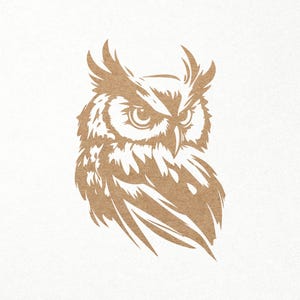 Eule svg. Eulen Gesicht svg. Digitale SVG-PNG-DXF-Dateien für Cricut, Silhouette, Schneiden, Gravieren. Eule / Mandala / Boho / Natur / Wildlife / Vogel