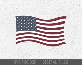 American Flag Svg. American Flag PNG. 4th of July Cut Files for Cricut ...