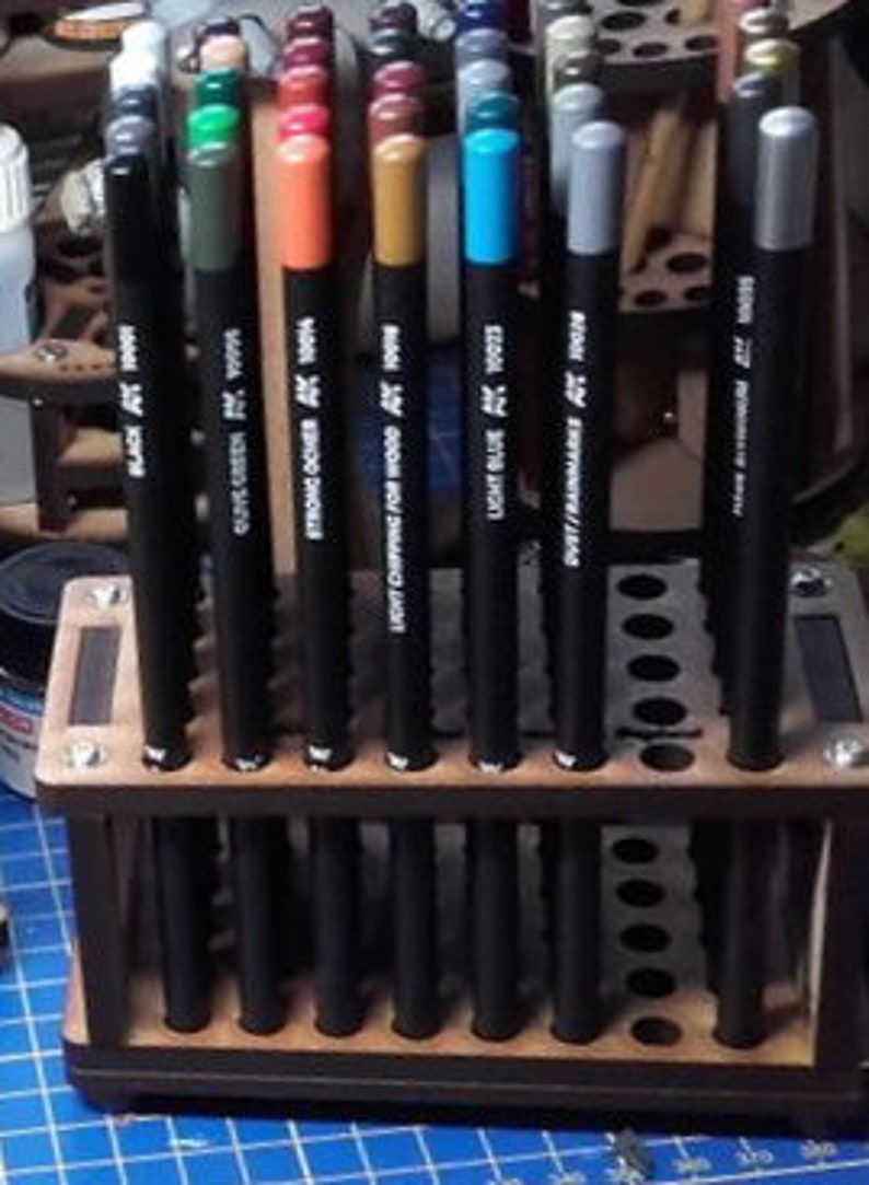 Modeller's Weathering Pencil Rack - Etsy