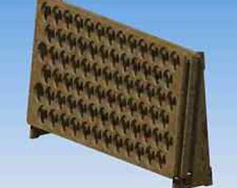 Vertical Paint Rack for Games Workshop Citadel (Tapered) style paint.