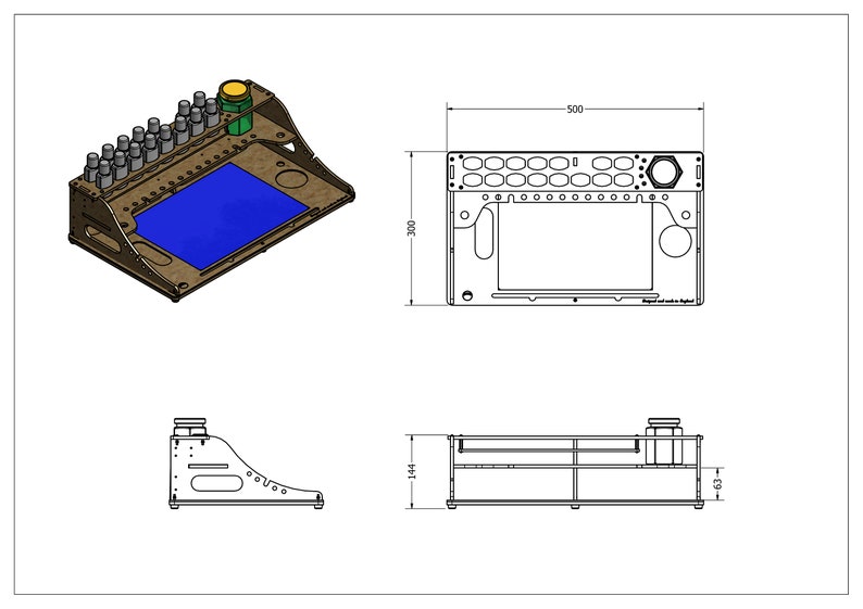 Modeller's Paintstation / Workstation for all major paint types image 3