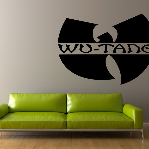 Wu-Tang Clan Logo Wall Art Vinyl Decal Sticker Hip Hop Music Icon Celebrity