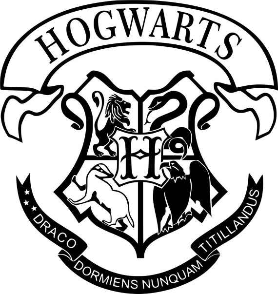 Hogwarts School Logo Harry Potter Vinyl Wall Art Decal