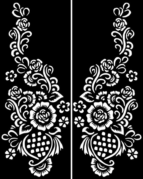 henna stencil#henna sticker  Henna tattoo stickers, Henna stencils, Henna  tattoo stencils