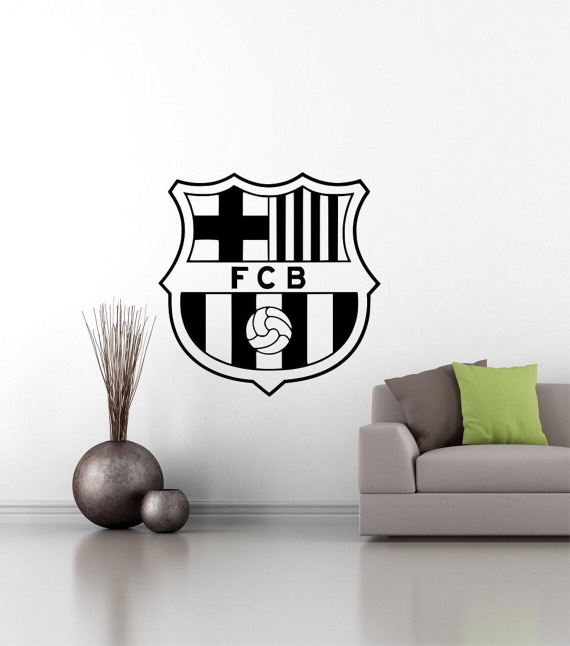 Barcelona FC Football Club Wall Art Sticker Unofficial Etsy UK