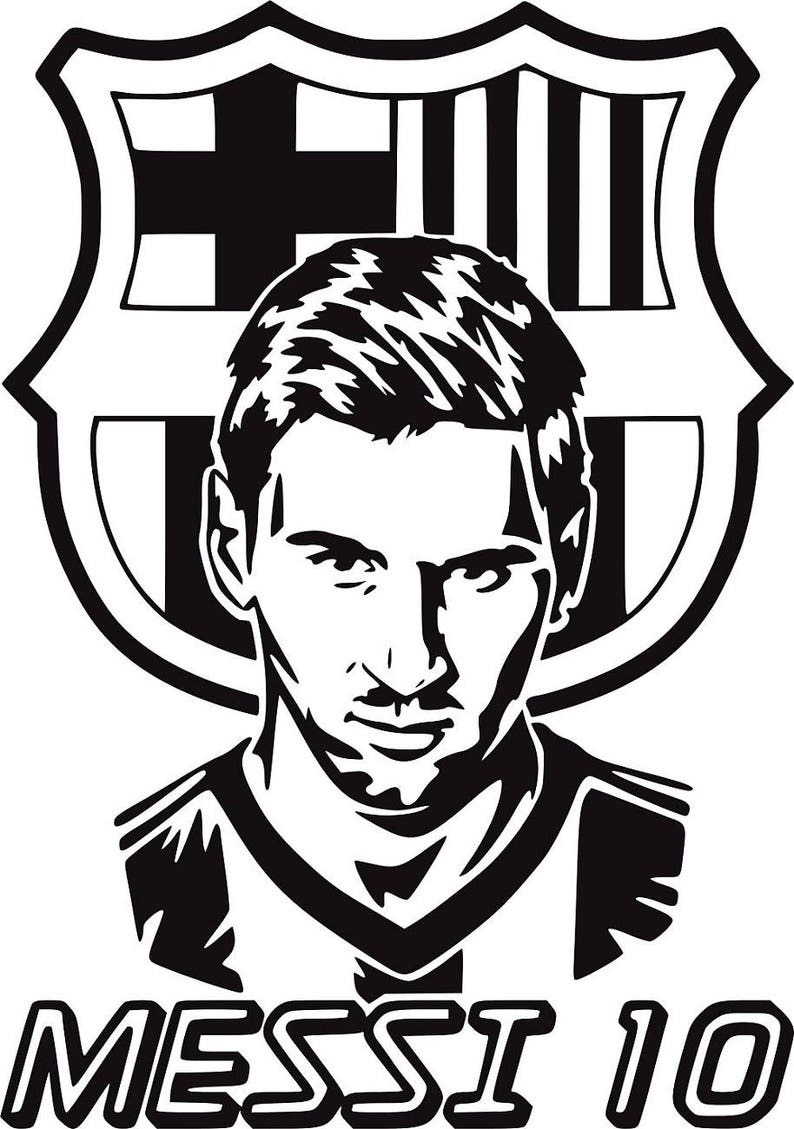 Barcelona #FC football Club Team Logo Wall Art Sticker #Messi Vinyl Decal Mural #Soccer Unofficial