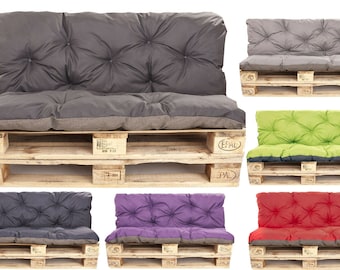 Palettenkissen set | Kissen für Europaletten | palettenkissen outdoor | Gartenkissen für Bänke | Schaukeln | Sofakissen | Sondergrößen